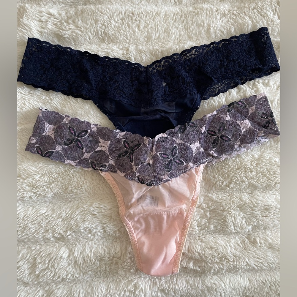Mid-rise Mesh Thong 2PK